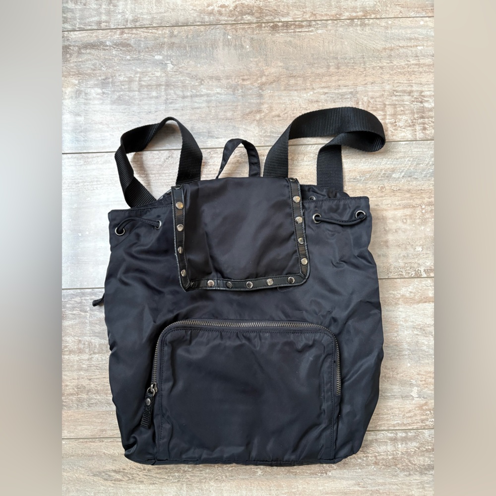 Nine West Black Studded Backpack
